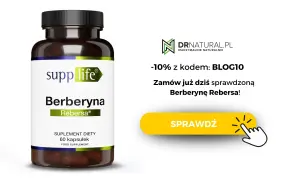 Suplement diety Berberyna Rebersa. Zastanawiasz się nad berberyna skutki uboczne? Sprawdź ofertę i zamów!