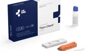 Zestaw do samokontroli Thyro-Check do diagnostyki niedoczynności tarczycy. Szybki test poziomu TSH z krwi.