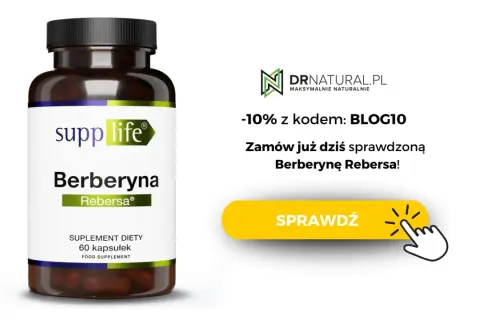 Suplement diety Berberyna Rebersa. Zastanawiasz się nad berberyna skutki uboczne? Sprawdź ofertę i zamów!
